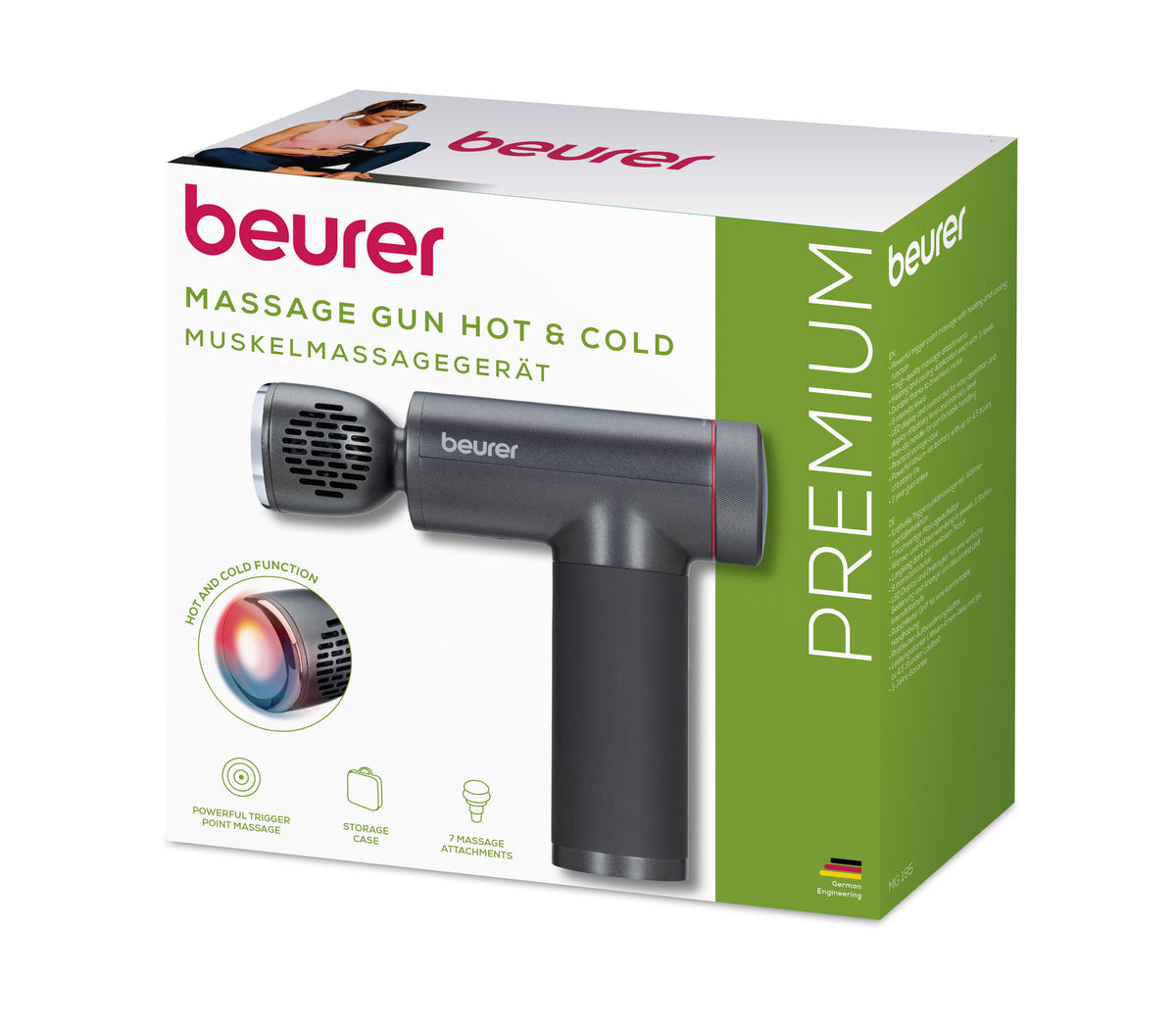 Beurer MG195 Hot & Cold lihashuoltovasara, musta – kuva 8