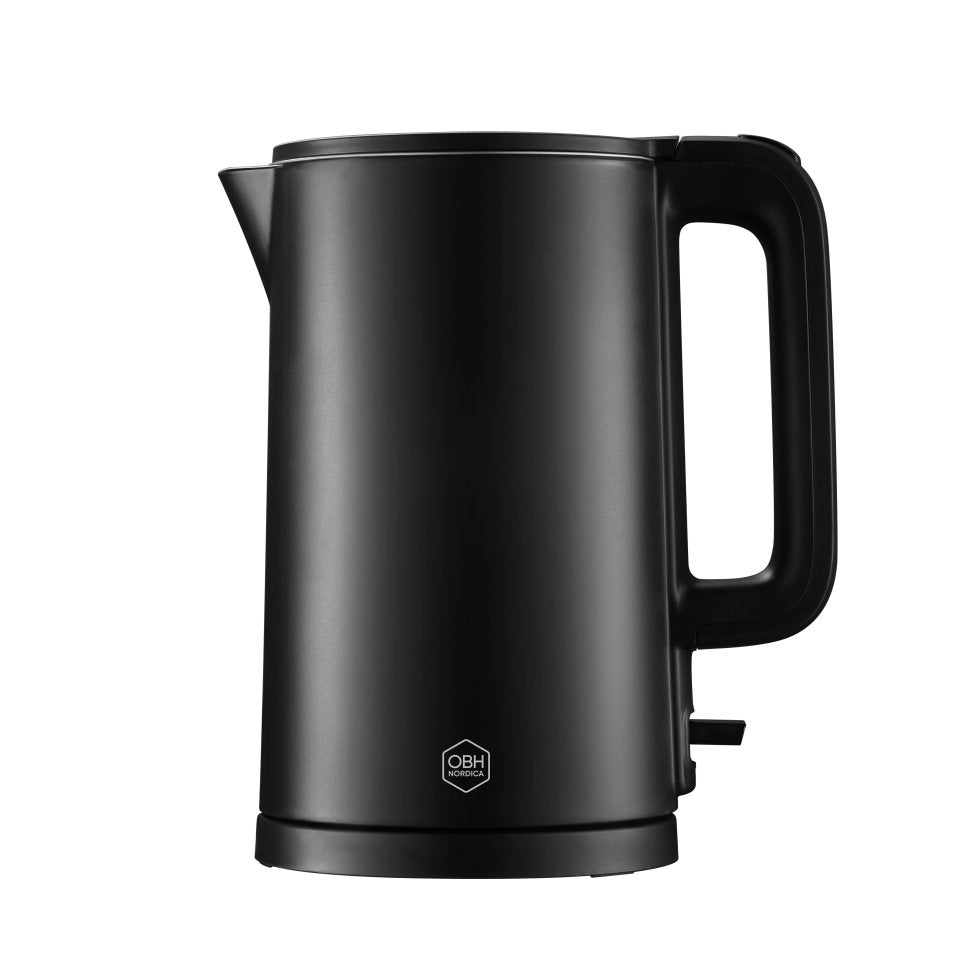OBH Nordica Thermo Protect vedenkeitin 1,5 l, musta
