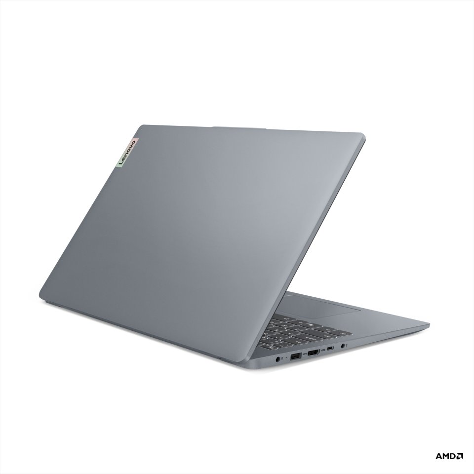 Lenovo IdeaPad Slim 3 82XQ012QMX 15,6" kannettava, Windows 11 Home S, harmaa