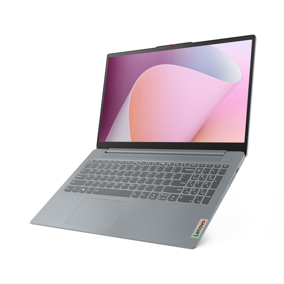 Lenovo IdeaPad Slim 3 82XQ012QMX 15,6" kannettava, Windows 11 Home S, harmaa