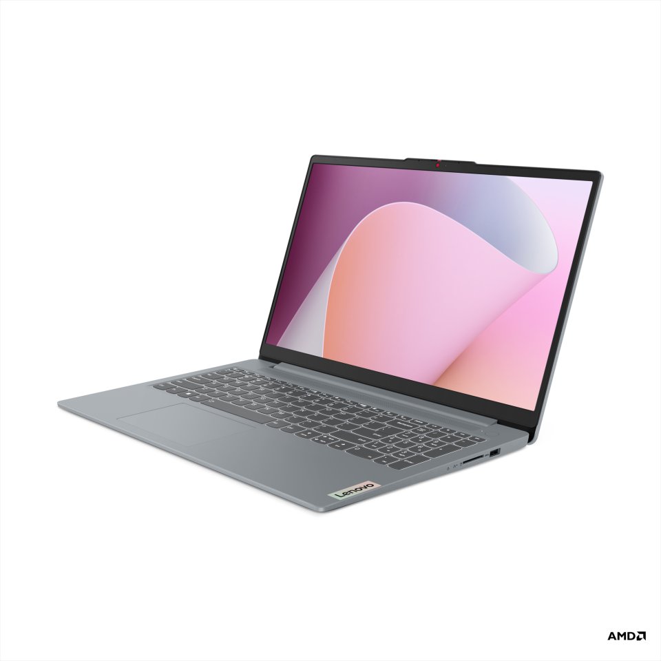 Lenovo IdeaPad Slim 3 82XQ012QMX 15,6" kannettava, Windows 11 Home S, harmaa