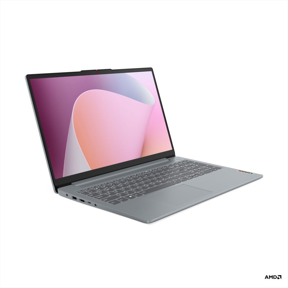 Lenovo IdeaPad Slim 3 82XQ012QMX 15,6" kannettava, Windows 11 Home S, harmaa