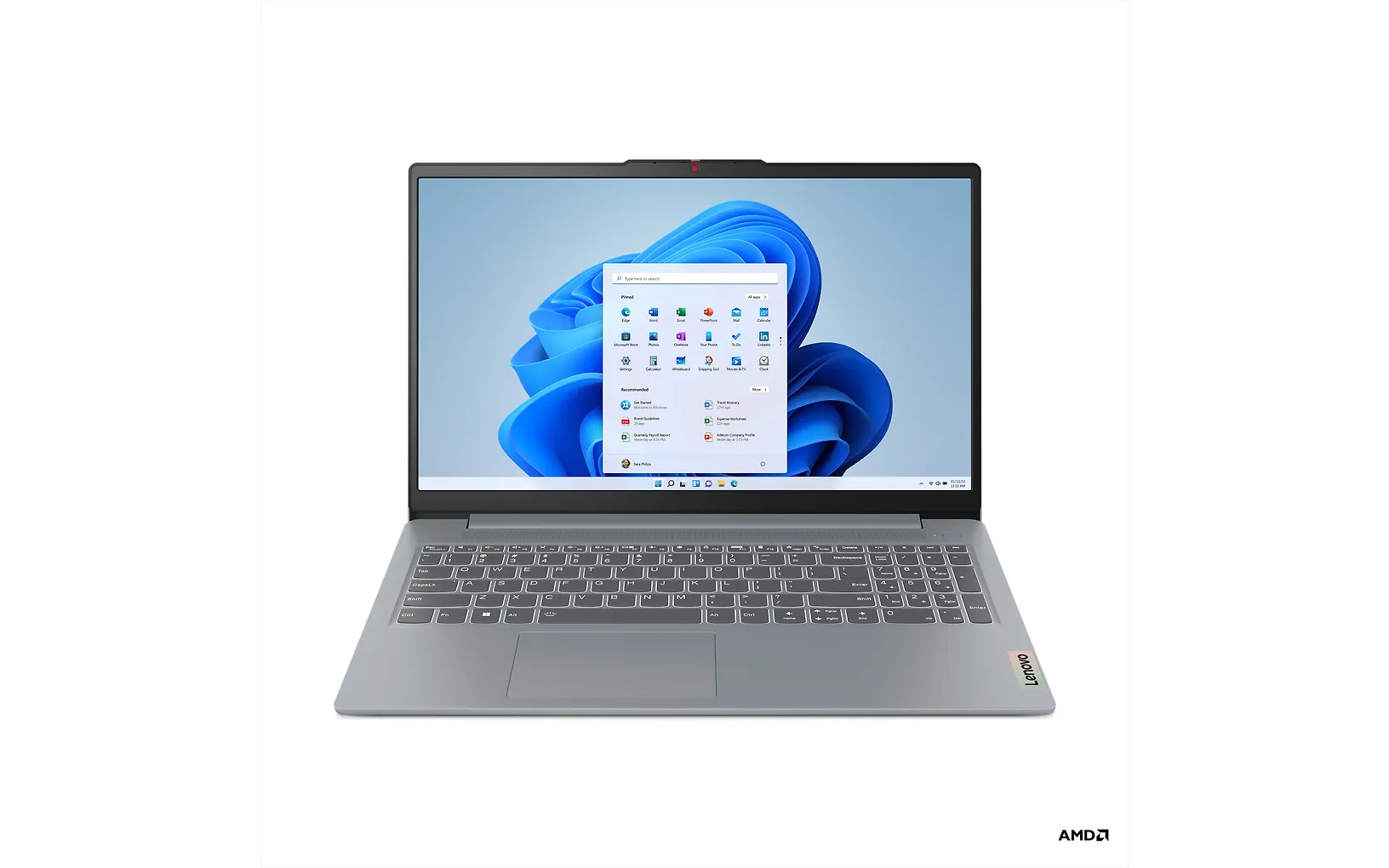 Lenovo IdeaPad Slim 3 82XQ012NMX 15,6" kannettava, Windows 11 Home S, harmaa