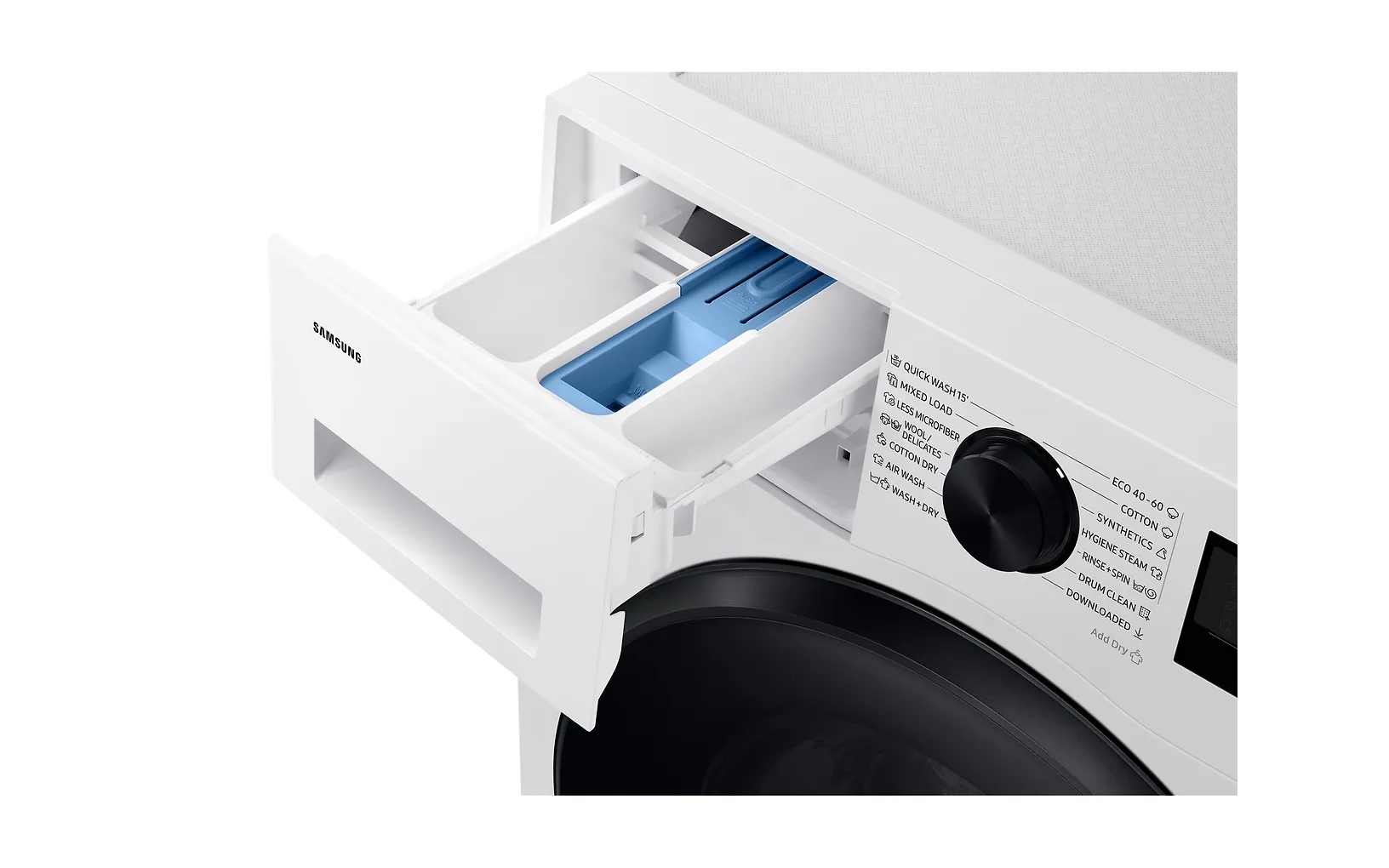 Samsung WD11DG5B15BEEE frontmatad tvättmaskin, vit