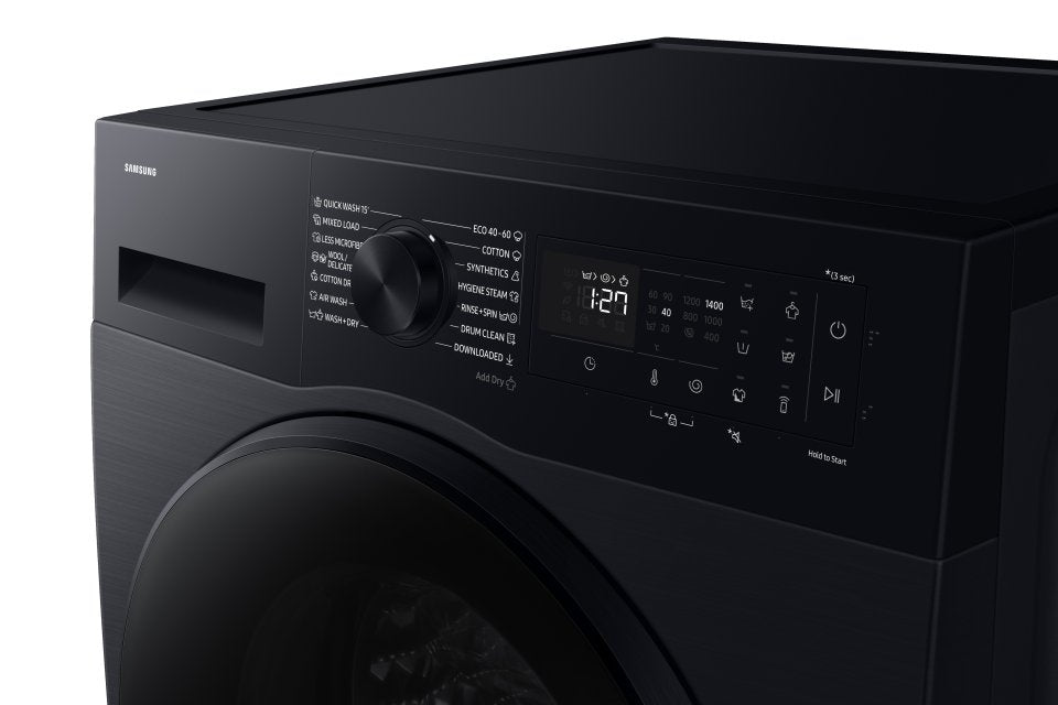 Samsung WD11DG5B15BBEE kuivaava pyykinpesukone, musta