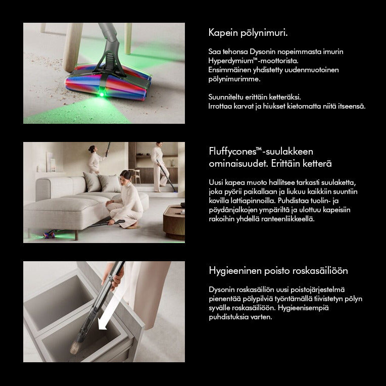 Dyson Pencilvac Fluffycones varsi-imuri