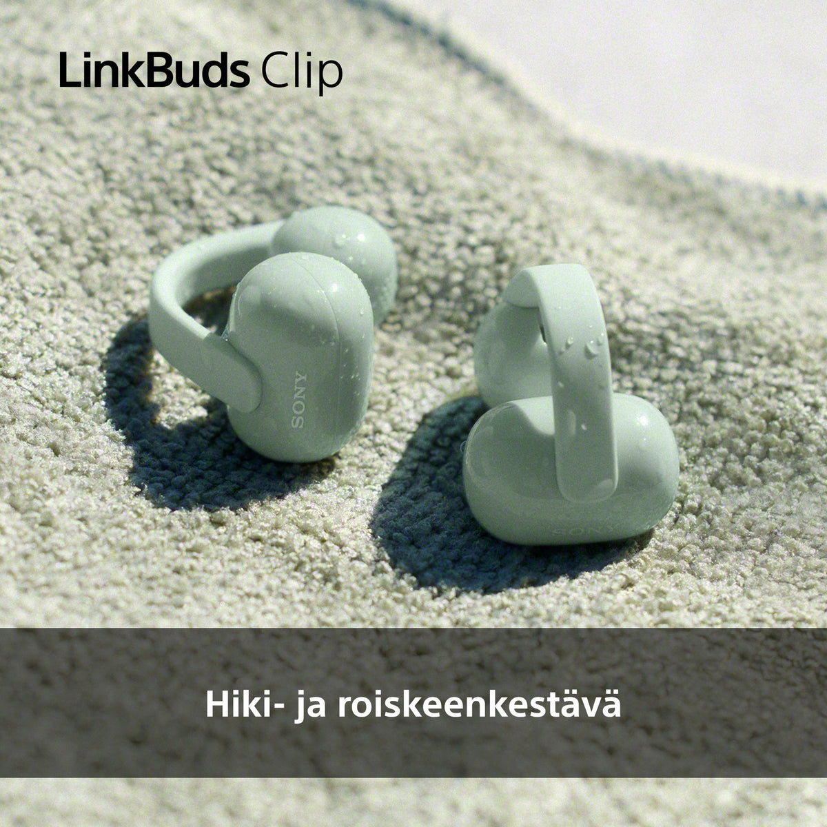 Sony LinkBuds Clip open-ear kuulokkeet, musta – kuva 7