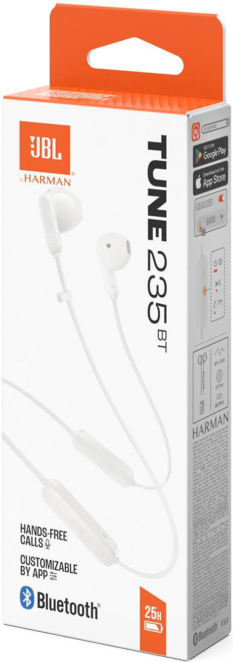 JBL Tune 235BT Bluetooth-nappikuulokkeet, valkoinen – kuva 6