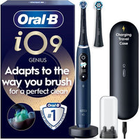 Oral-B iO9 sähköhammasharja, sininen + lataava matkakotelo – kuva 1