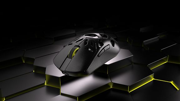 Corsair Sabre v2 Pro Wireless MG pelihiiri, musta – kuva 6