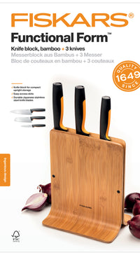 Fiskars Functional Form veitsitukki, bambu – 7