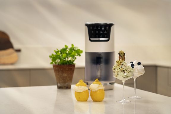 OBH Nordica Dolci Gelato 9-in-1 jäätelökone, beige – kuva 3