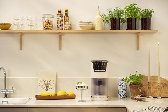 OBH Nordica Dolci Gelato 9-in-1 jäätelökone, beige – kuva 2