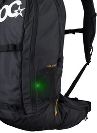 Evoc LINE 22 E2 lumivyöryreppu, 22 l, musta – 14