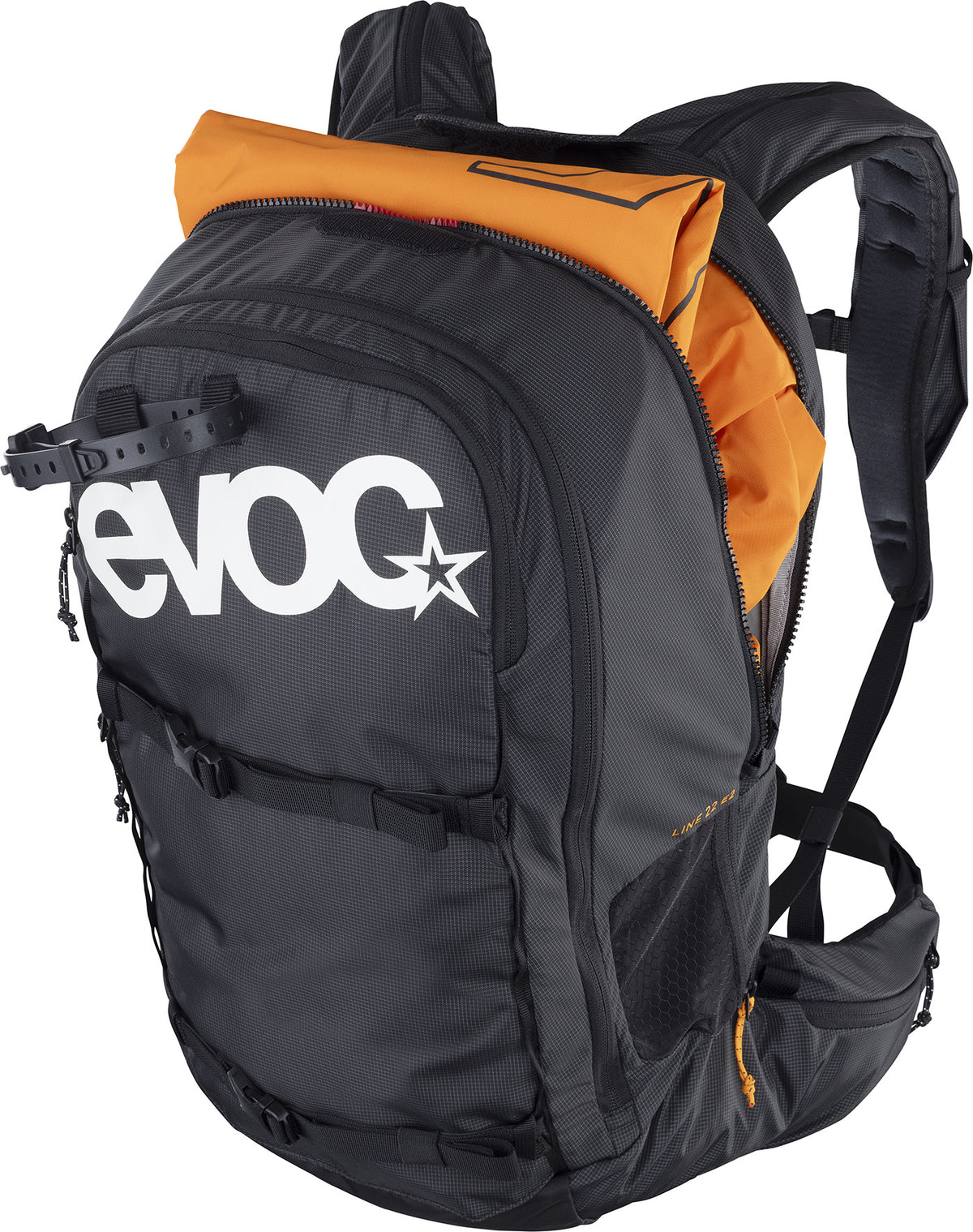 Evoc LINE 22 E2 lumivyöryreppu, 22 l, musta – 8