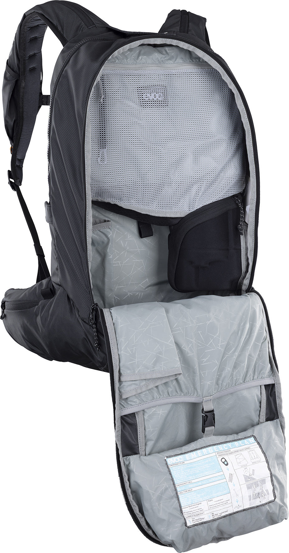Evoc LINE 22 E2 lumivyöryreppu, 22 l, musta – 6
