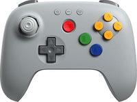 8BitDo 64 Bluetooth peliohjain, harmaa, Switch / PC