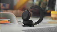 Jabra Evolve3 75 LINK390A langaton headset + langaton latausalusta, MS, musta – kuva 4