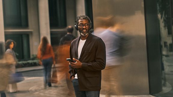 Jabra Evolve3 75 LINK390A langaton headset + langaton latausalusta, MS, musta – kuva 6