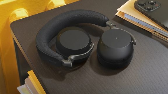 Jabra Evolve3 75 LINK390A langaton headset + langaton latausalusta, MS, musta – kuva 5