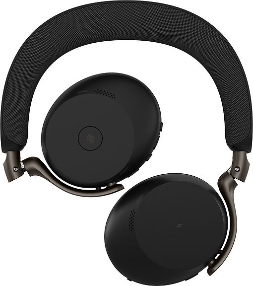 Jabra Evolve3 75 LINK390A langaton headset + langaton latausalusta, MS, musta – kuva 2