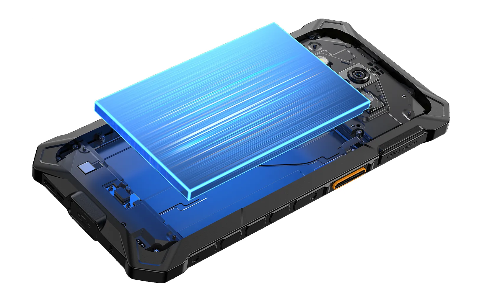 Ulefone Rugking 3 Pro puhelin, 128/8 Gt, musta