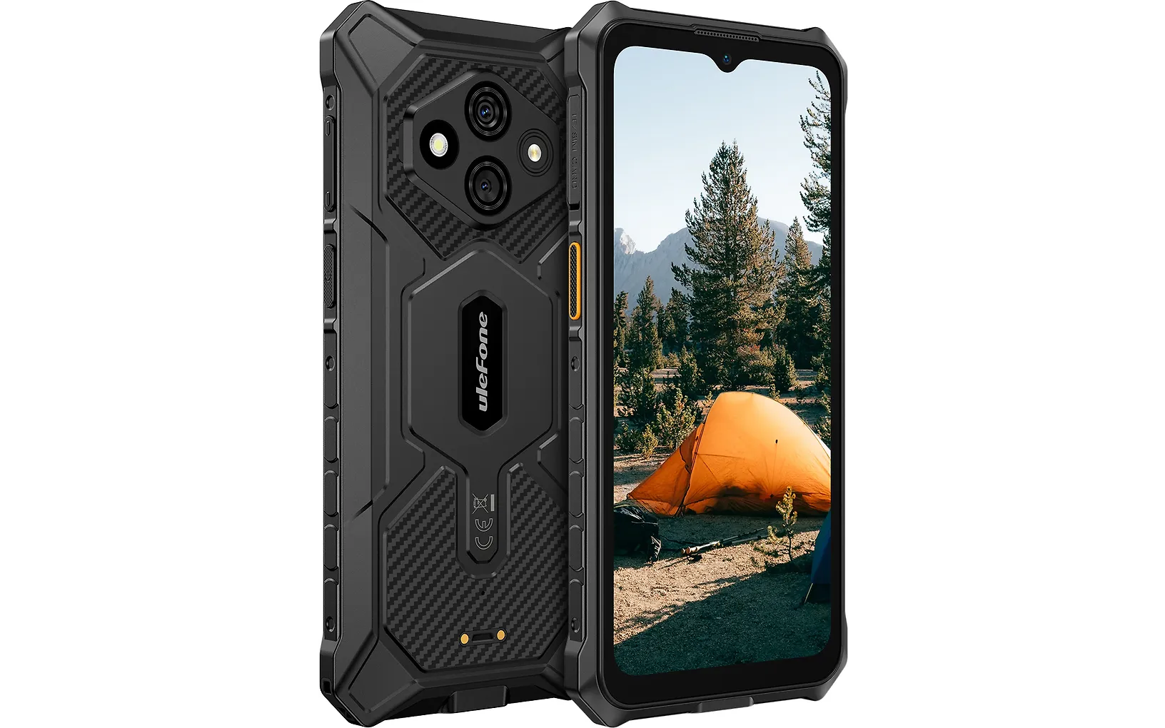Ulefone Rugking 3 Pro puhelin, 128/8 Gt, musta