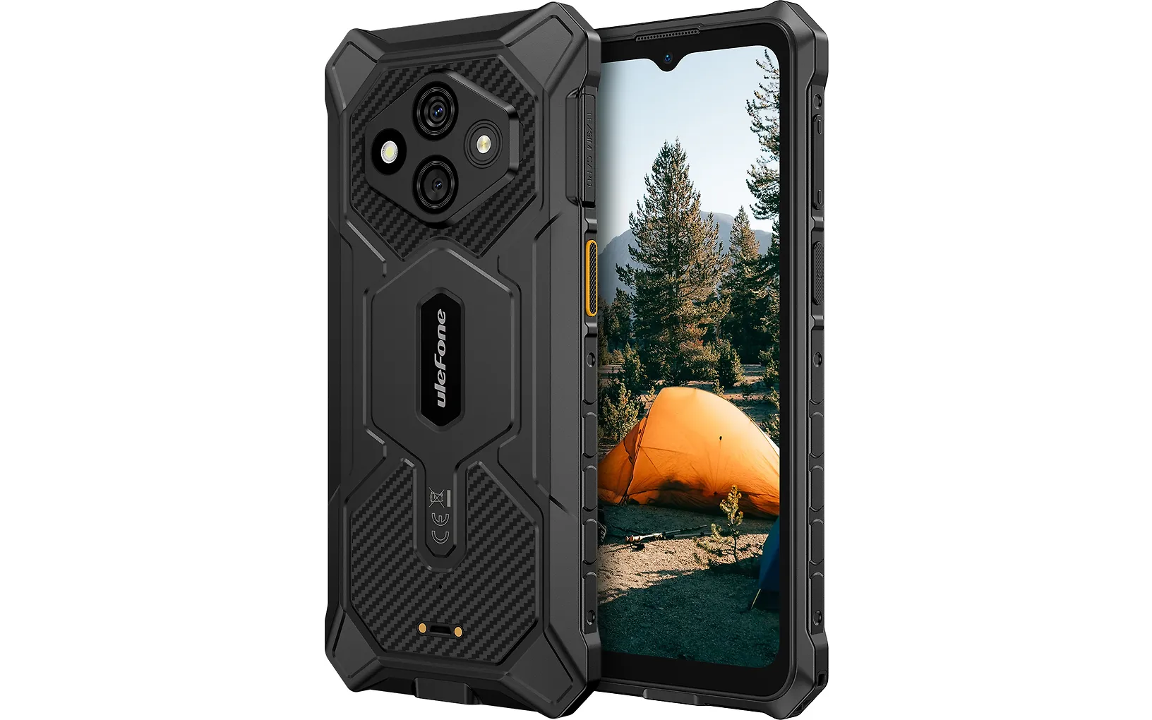 Ulefone Rugking 3 Pro puhelin, 128/8 Gt, musta