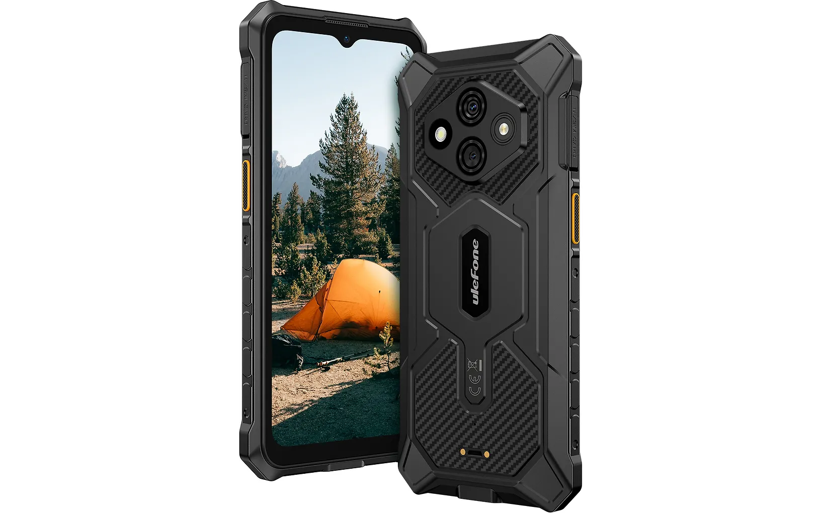 Ulefone Rugking 3 Pro puhelin, 128/8 Gt, musta