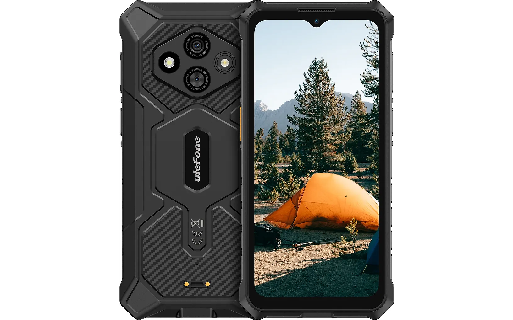 Ulefone Rugking 3 Pro puhelin, 128/8 Gt, musta