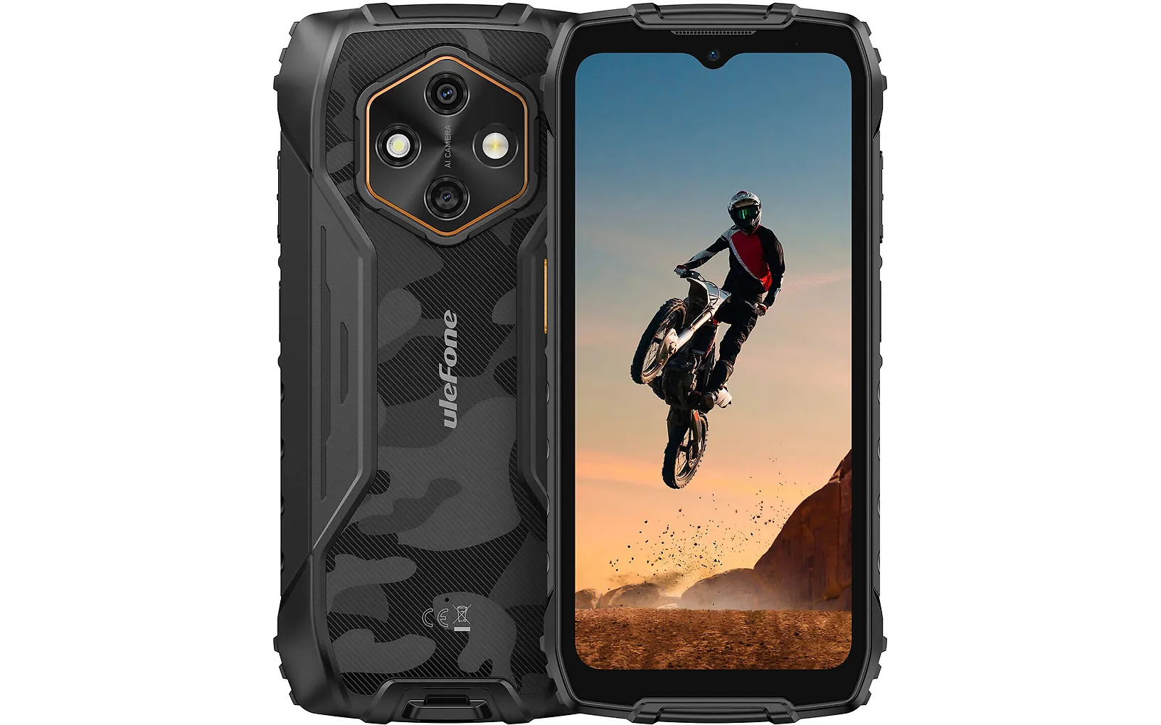Ulefone Rugking 4 Pro puhelin, 256/8 Gt, musta
