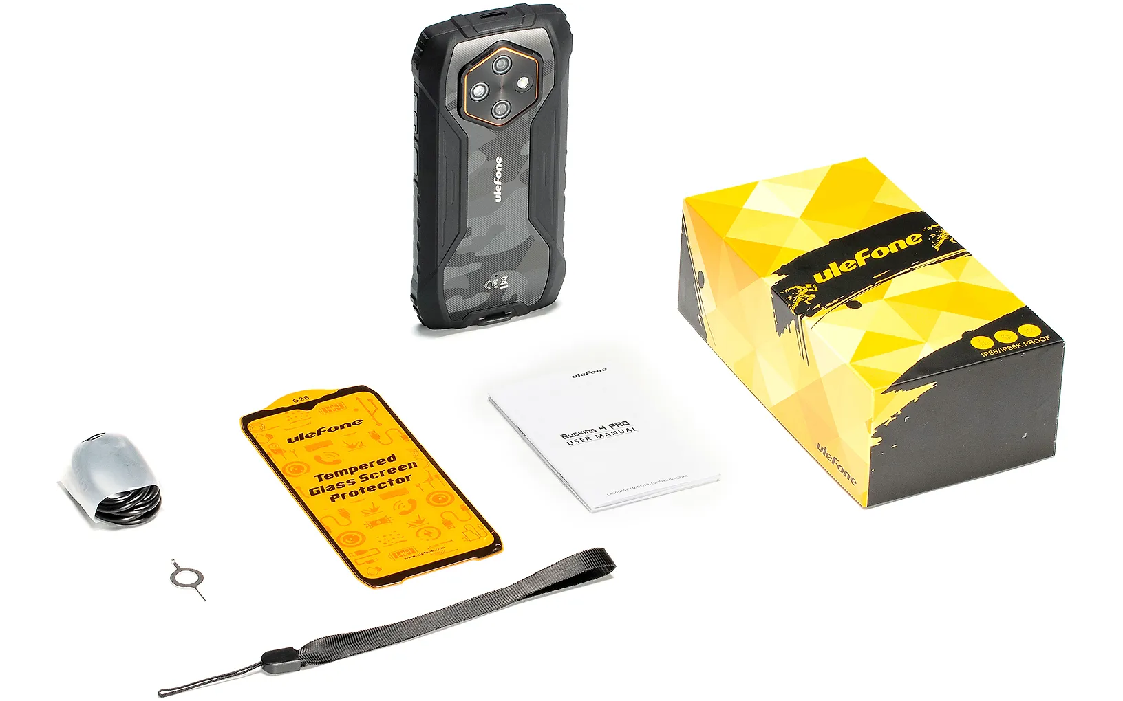 Ulefone Rugking 4 Pro puhelin, 256/8 Gt, musta