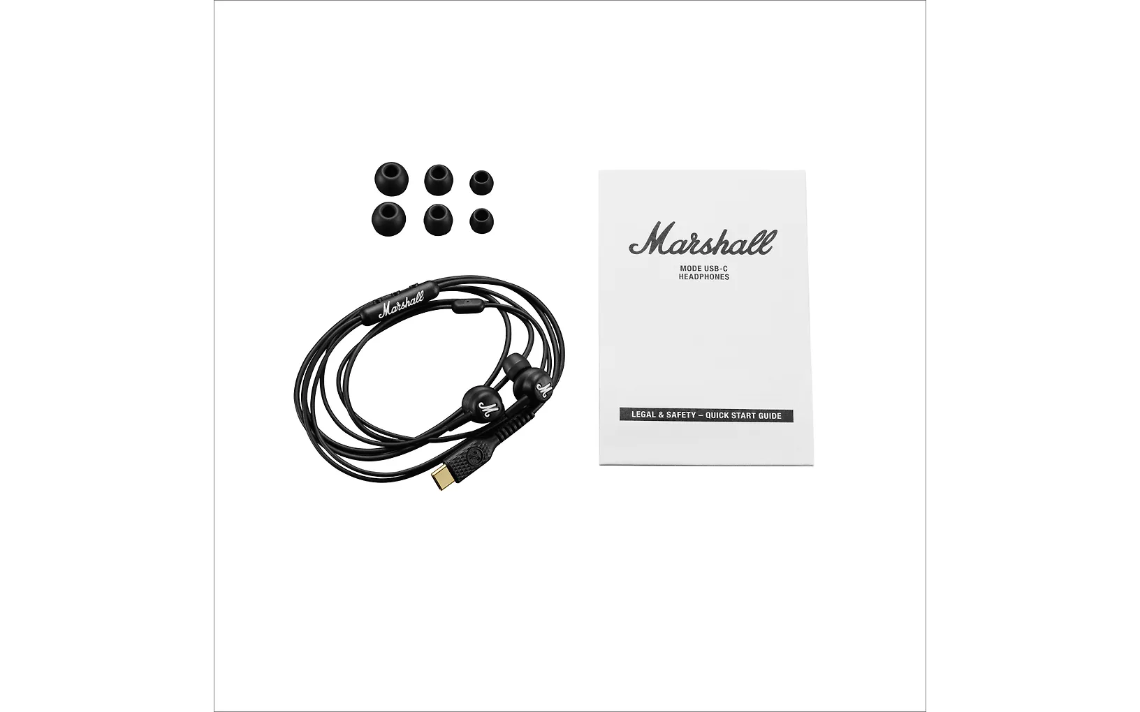 Marshall Mode USB-C-hörlurar, svart
