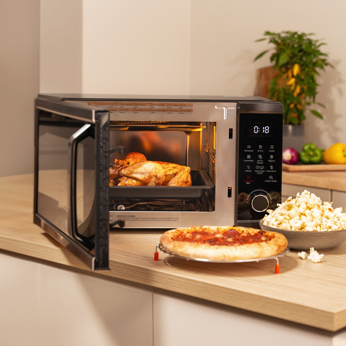 Wilfa Multioven 3 in 1 MAC1B-I25 mikroaaltouuni