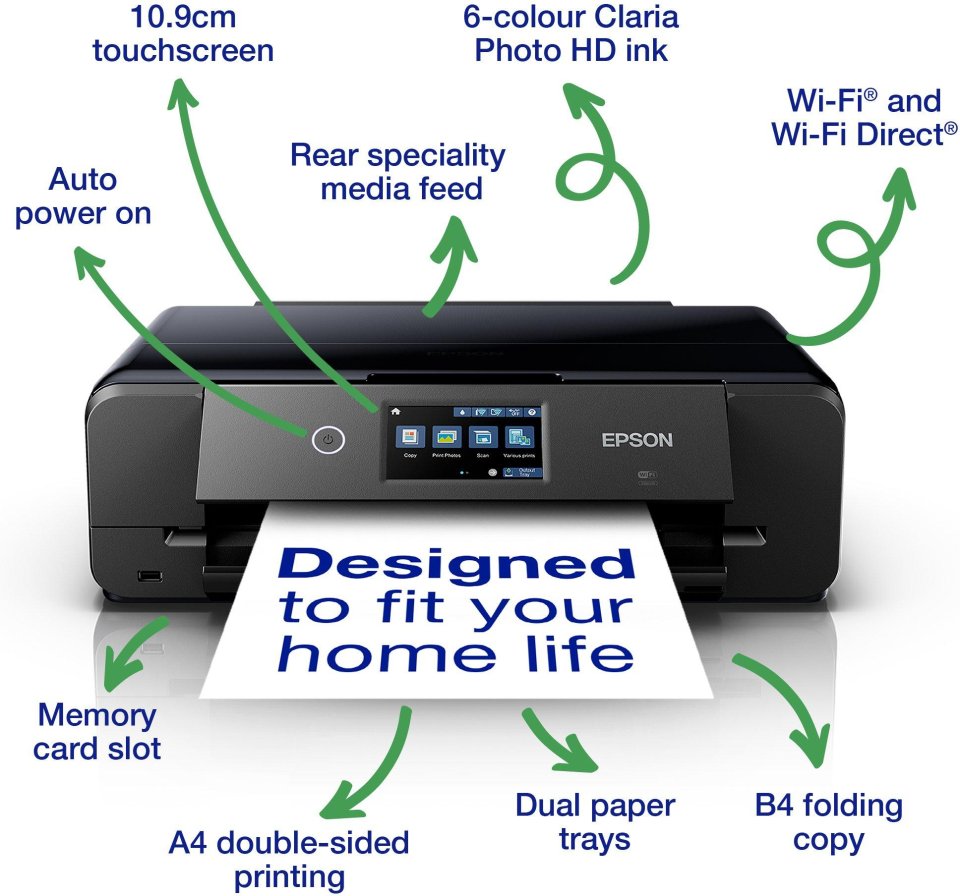 Epson Expression Photo XP-980 -langaton A3-monitoimitulostin