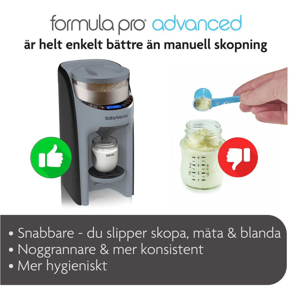 Baby Brezza Formula Pro Advanced -äidinmaidonkorvikkeen valmistuslaite – kuva 6