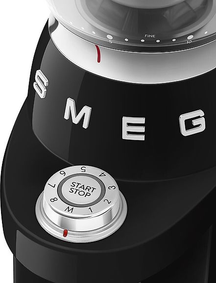Smeg CGF03BLEU kahvimylly, musta – kuva 7