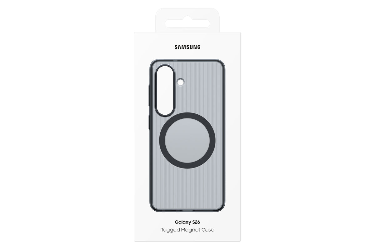 Samsung Galaxy S26 Rugged Magnet Qi2 suojakotelo, musta – kuva 6