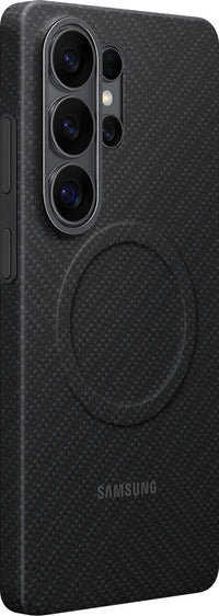 Samsung Galaxy S26 Ultra Carbon Magnet Qi2 -suojakuori, musta – kuva 4