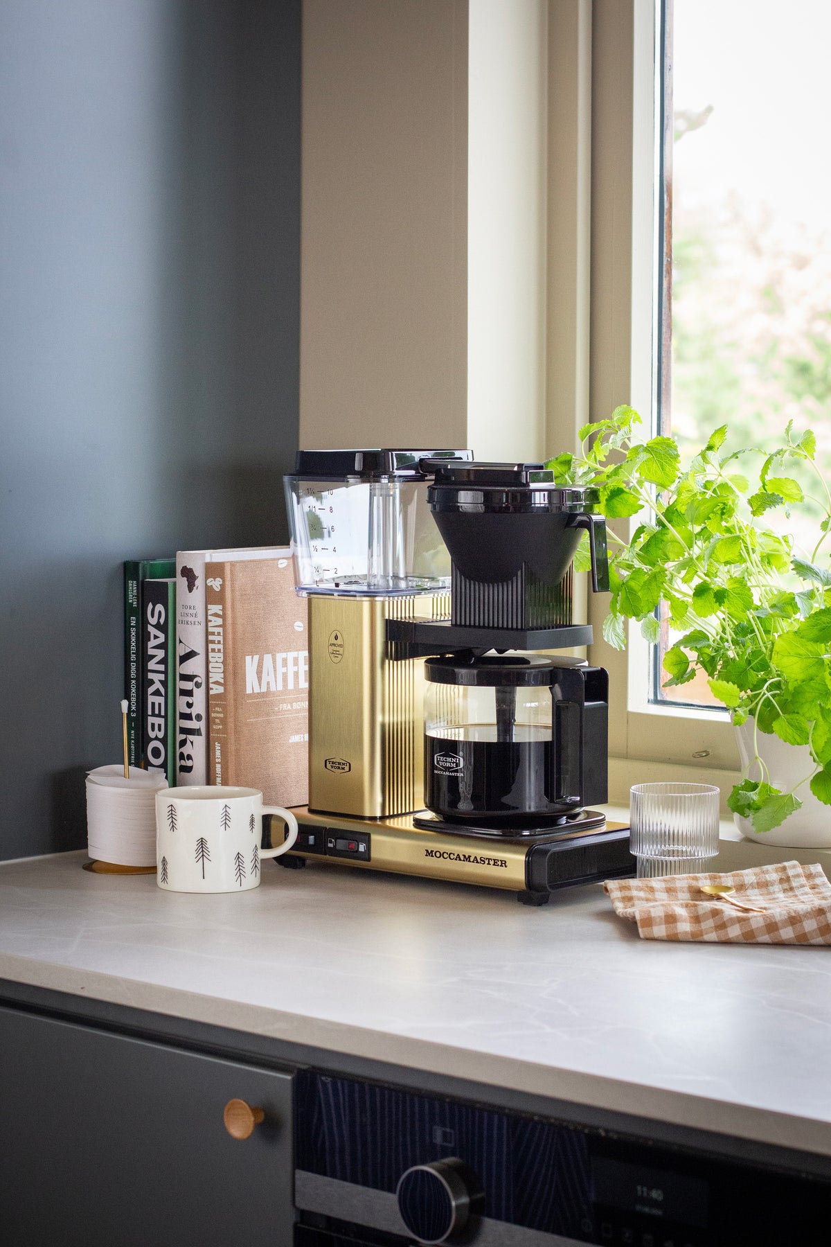 Moccamaster Optio kahvinkeitin, Gold