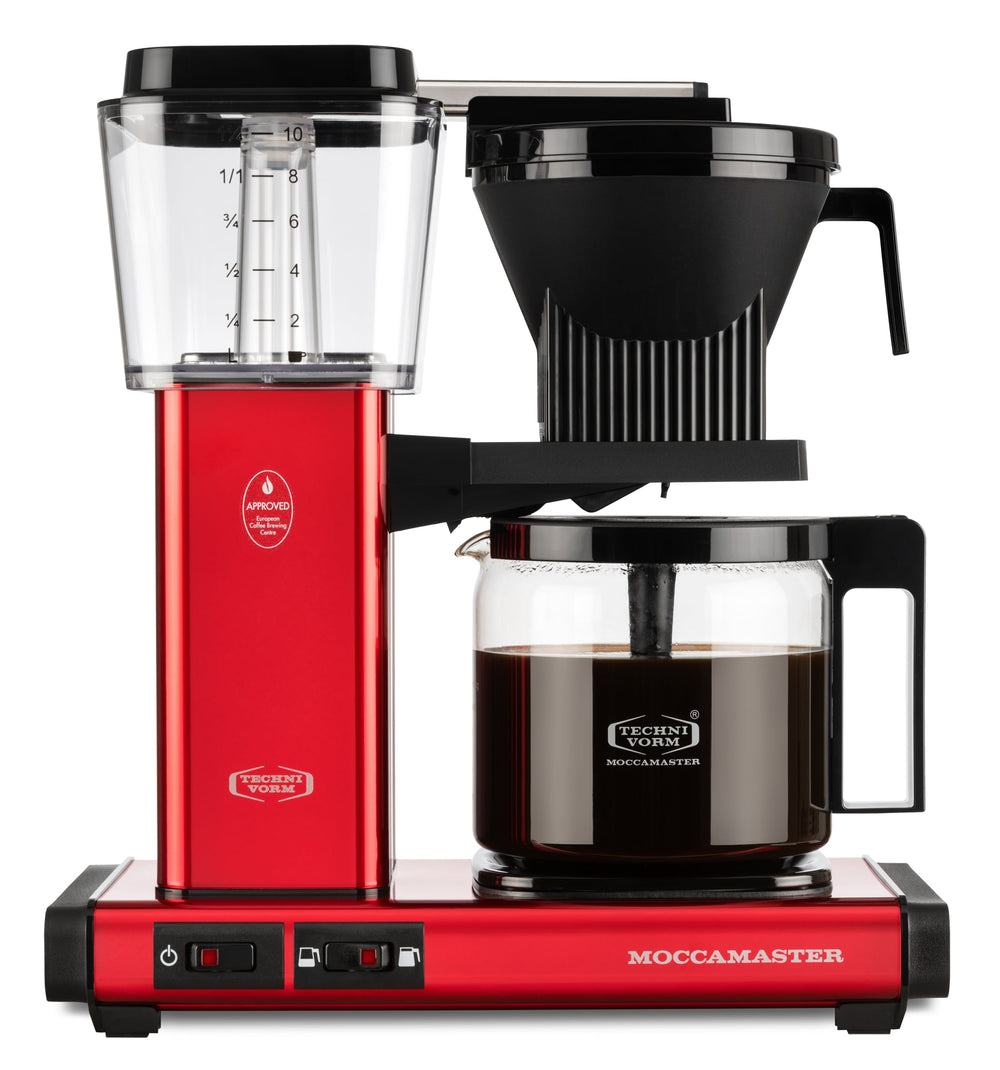 Moccamaster Optio kahvinkeitin, Red Metallic