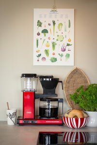 Moccamaster Optio kahvinkeitin, Red Metallic