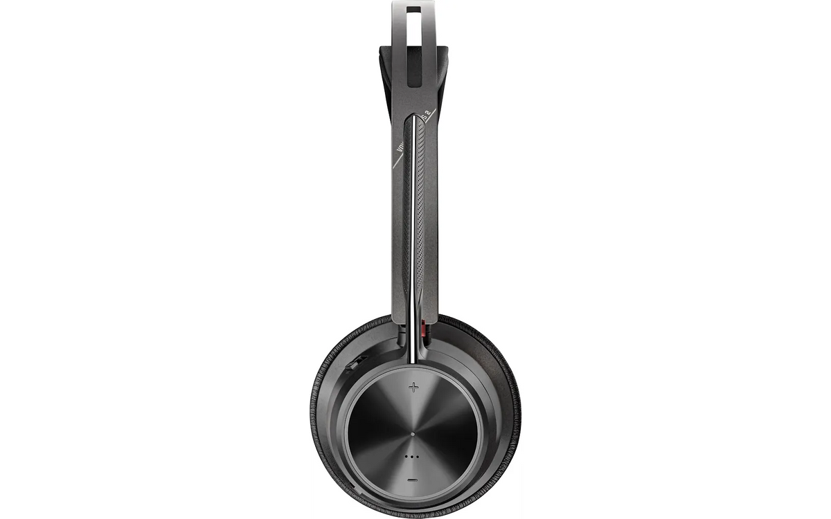 Poly Voyager Focus 2 -Bluetooth-kuulokemikrofoni lataustelineellä, UC