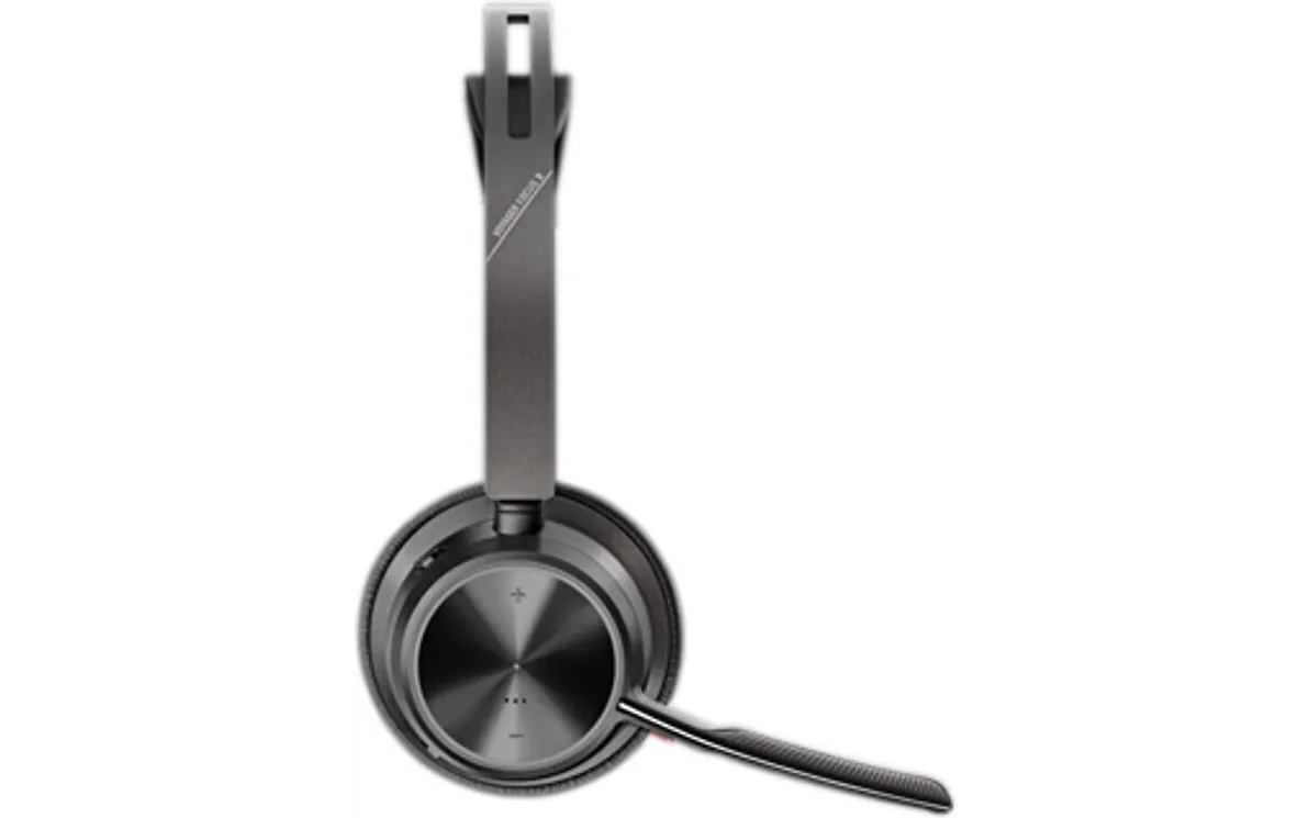 Poly Voyager Focus 2 -Bluetooth-kuulokemikrofoni lataustelineellä, UC