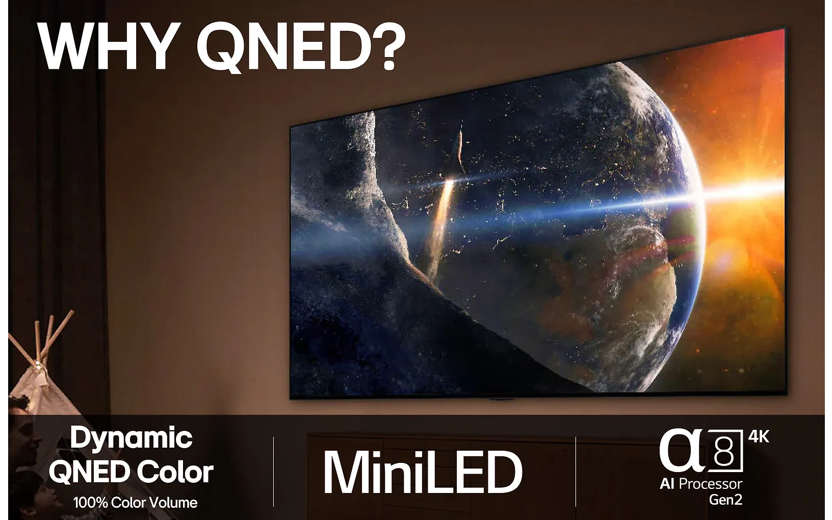LG 50" QNED87A – 4K Edge Mini-LED TV