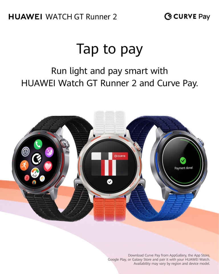 Huawei Watch GT Runner 2 älykello, musta