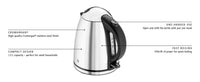 WMF Stelio -vedenkeitin 1,2 L, ruostumaton teräs