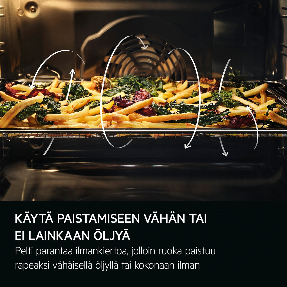 AEG TA5PB534PB 5000 SurroundCook® uuni SteamBake-toiminnolla, musta – kuva 6