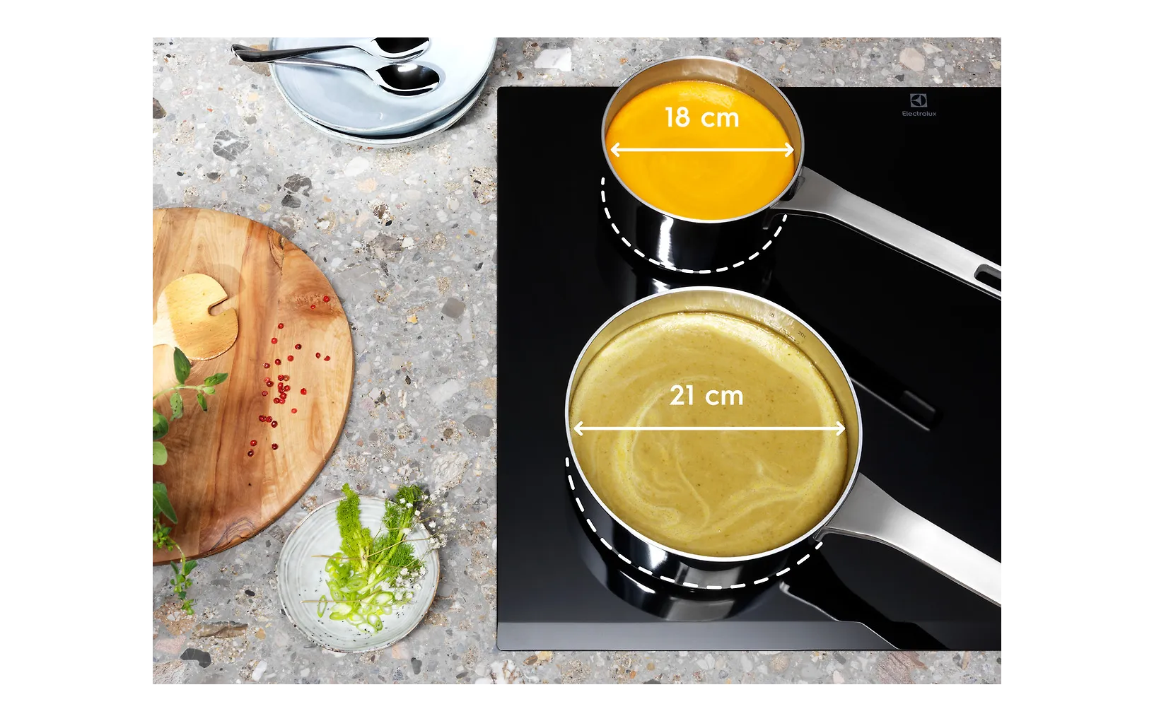 Electrolux HOB654F 600-seriens Bridge induktionshäll, 60 cm
