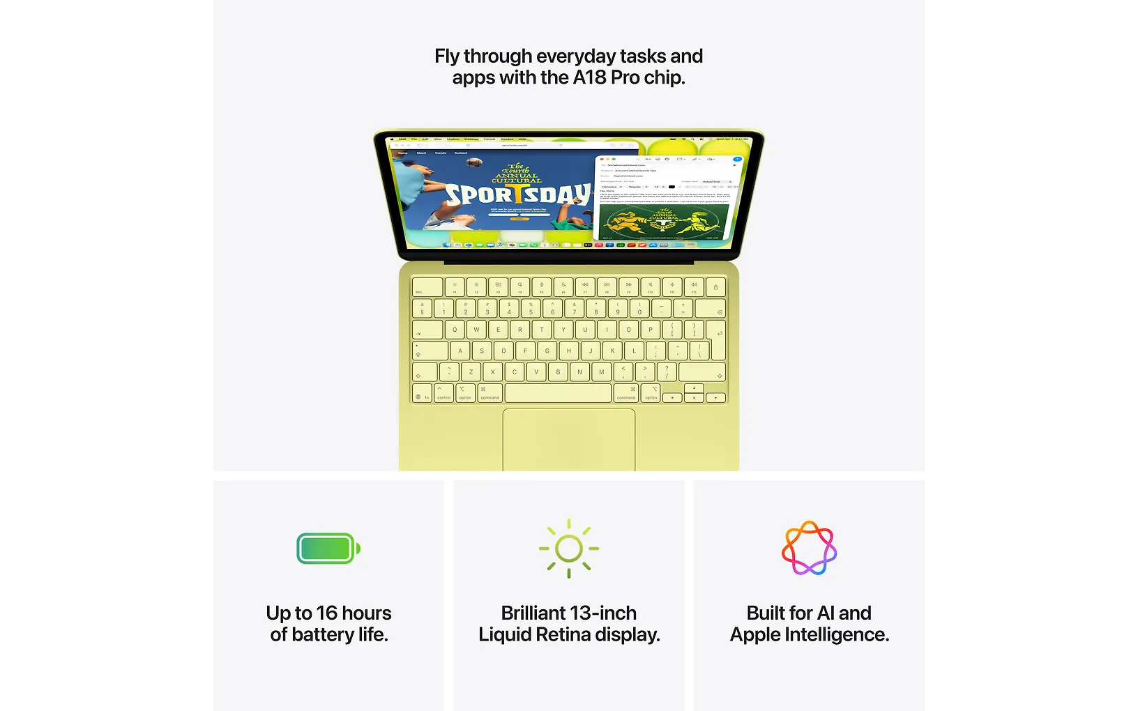 Apple MacBook Neo 13" A18 Pro 8 GB, 256 GB bärbar dator, silver